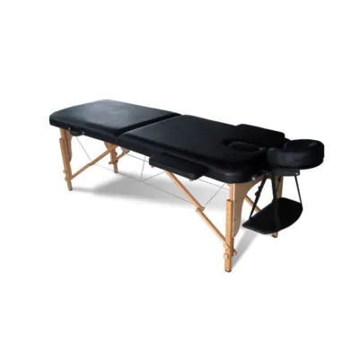 Massage Table with Wood Legs