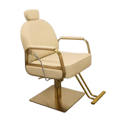 Fleur Reclining Salon Chair Taupe