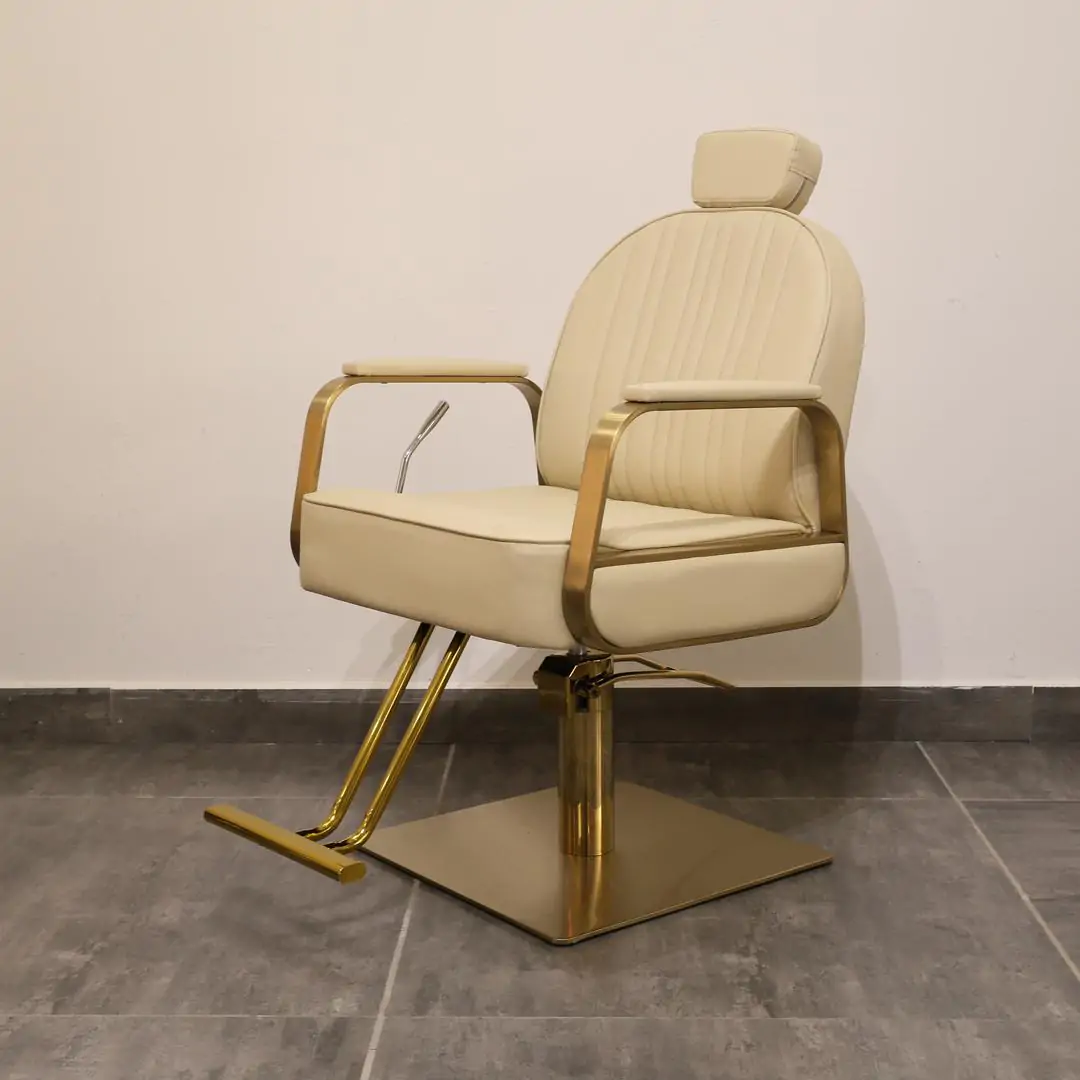 Fleur Reclining Salon Chair Taupe - Image 6