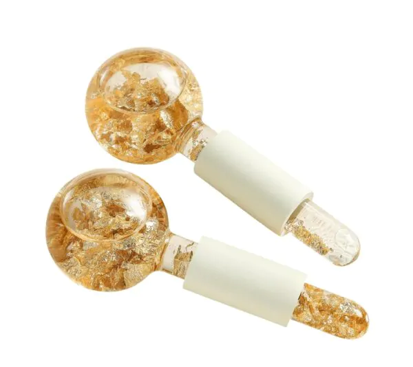 Pack Of 2 – Gold Facial Ice Rollers