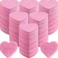 Facial Sponge – Pink Hearts – Pack of 10