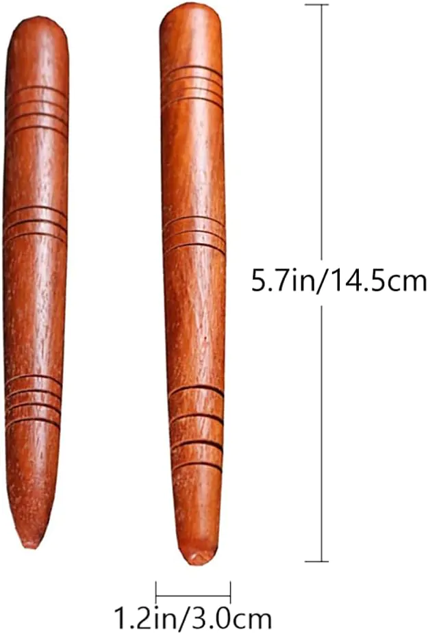 Traditional Thai Massage Stick - Wood (Pack of 2)