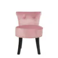 Paris Velvet Chair in soft pink for luxury salon reception area