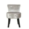 Chloe Velvet Accent Seat - Pink Velvet Salon Reception Chair