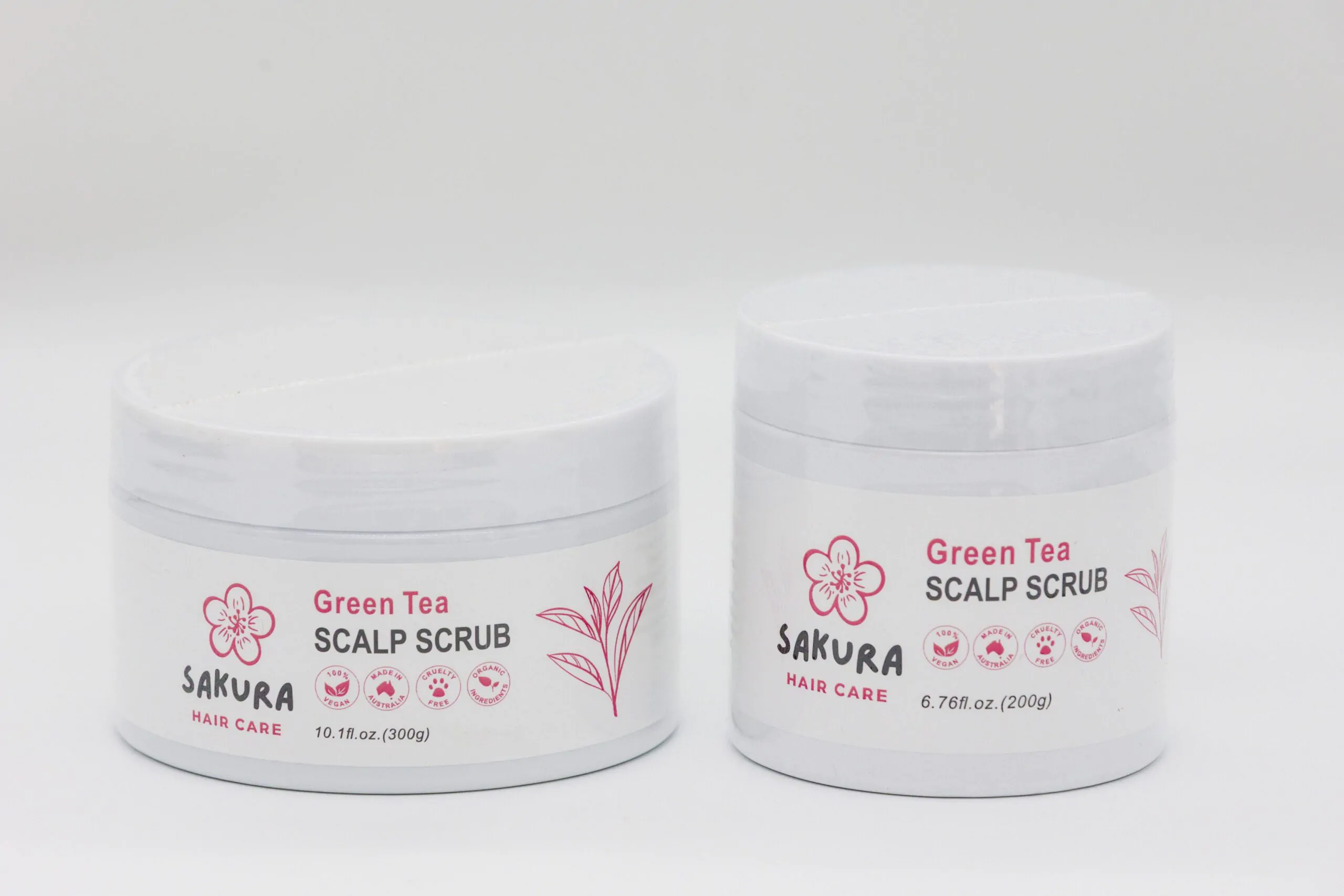 Sakura Scalp Scrub - Green Tea Professional 300gm - Image 2