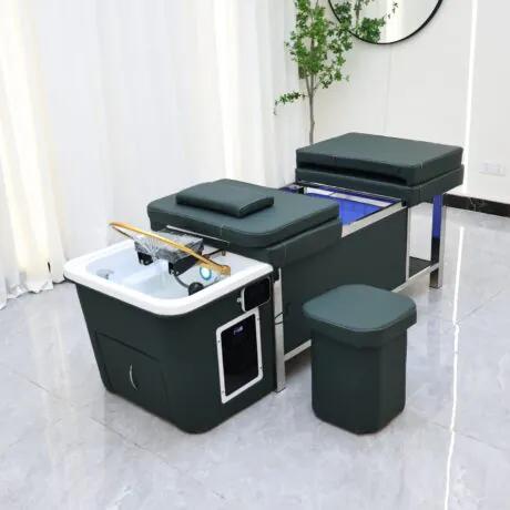 Sakura Premium Japanese Head Spa And Table with Steam – No Plumbing – Forest Green10