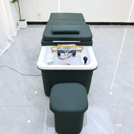 Sakura Premium Japanese Head Spa And Table with Steam – No Plumbing – Forest Green14