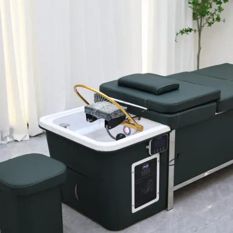 Sakura Premium Japanese Head Spa And Table with Steam – No Plumbing – Forest Green16