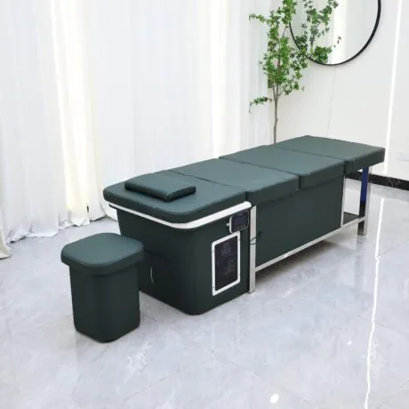 Sakura Premium Japanese Head Spa And Table with Steam – No Plumbing – Forest Green5