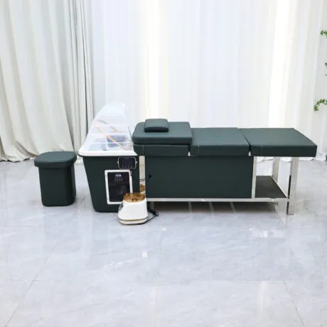 Sakura Premium Japanese Head Spa And Table with Steam – No Plumbing – Forest Green8