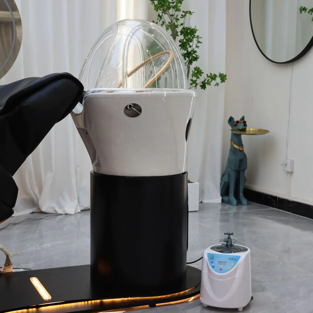 Zen Plush Japanese Head Spa / Hairdressing Basin – Plumbed - Image 11