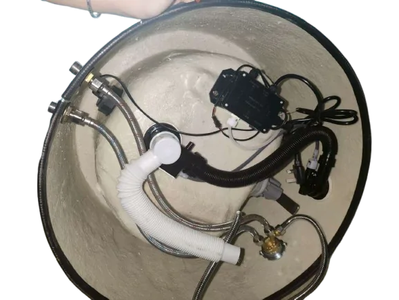 Round Plumbed Pedicure Bowl - Image 2