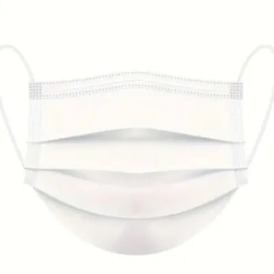 Face Masks Disposable 50pcs White