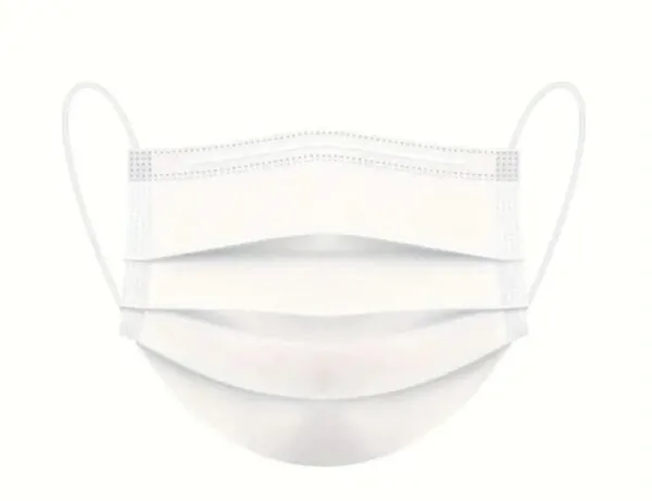 Face Masks Disposable 50pcs White