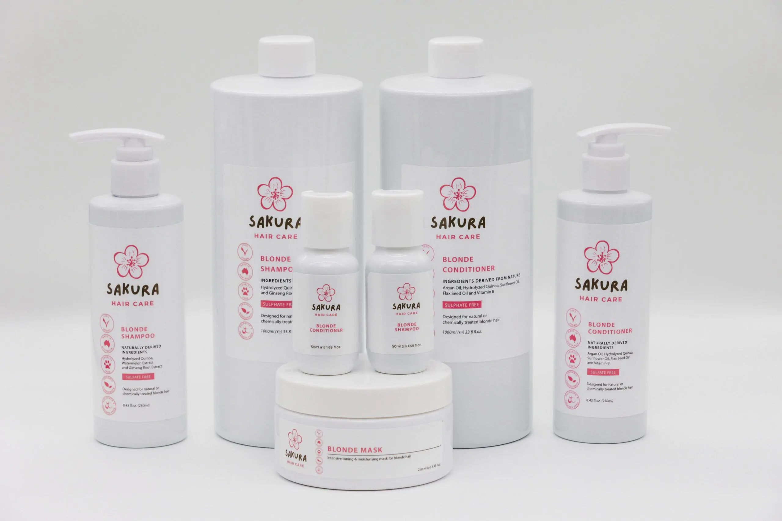 Sakura Blonde Conditioner – 250ml Pack of 6 RRP $37 - Image 3