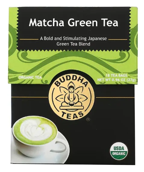 Organic Tea, Matcha Green, 18 Tea Bags
