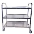 Large Silver Beauty Trolley