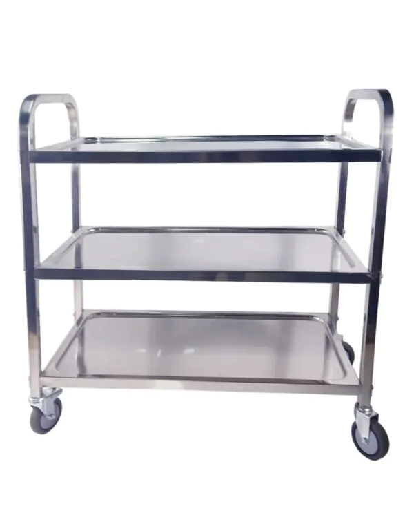 Large Silver Beauty Trolley