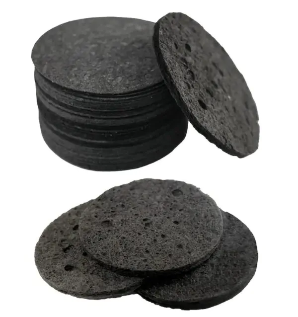 Facial Sponge - Black - Pack of 10