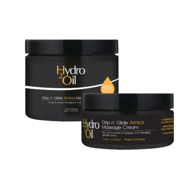 Caronlab - Hydro 2 Oil Grip ‘n Glide Massage Cream – Arnica