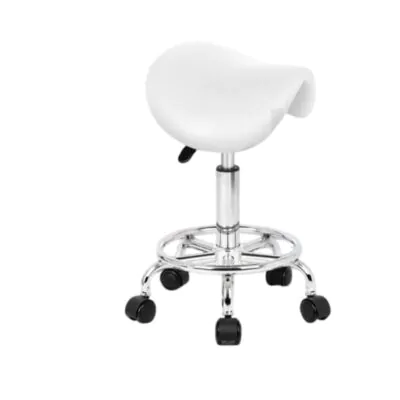 Saddle Stool - White