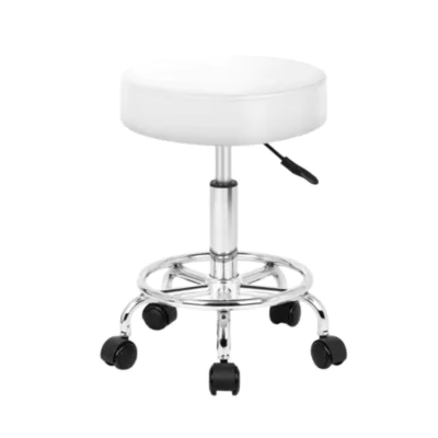 Salon Stool - White