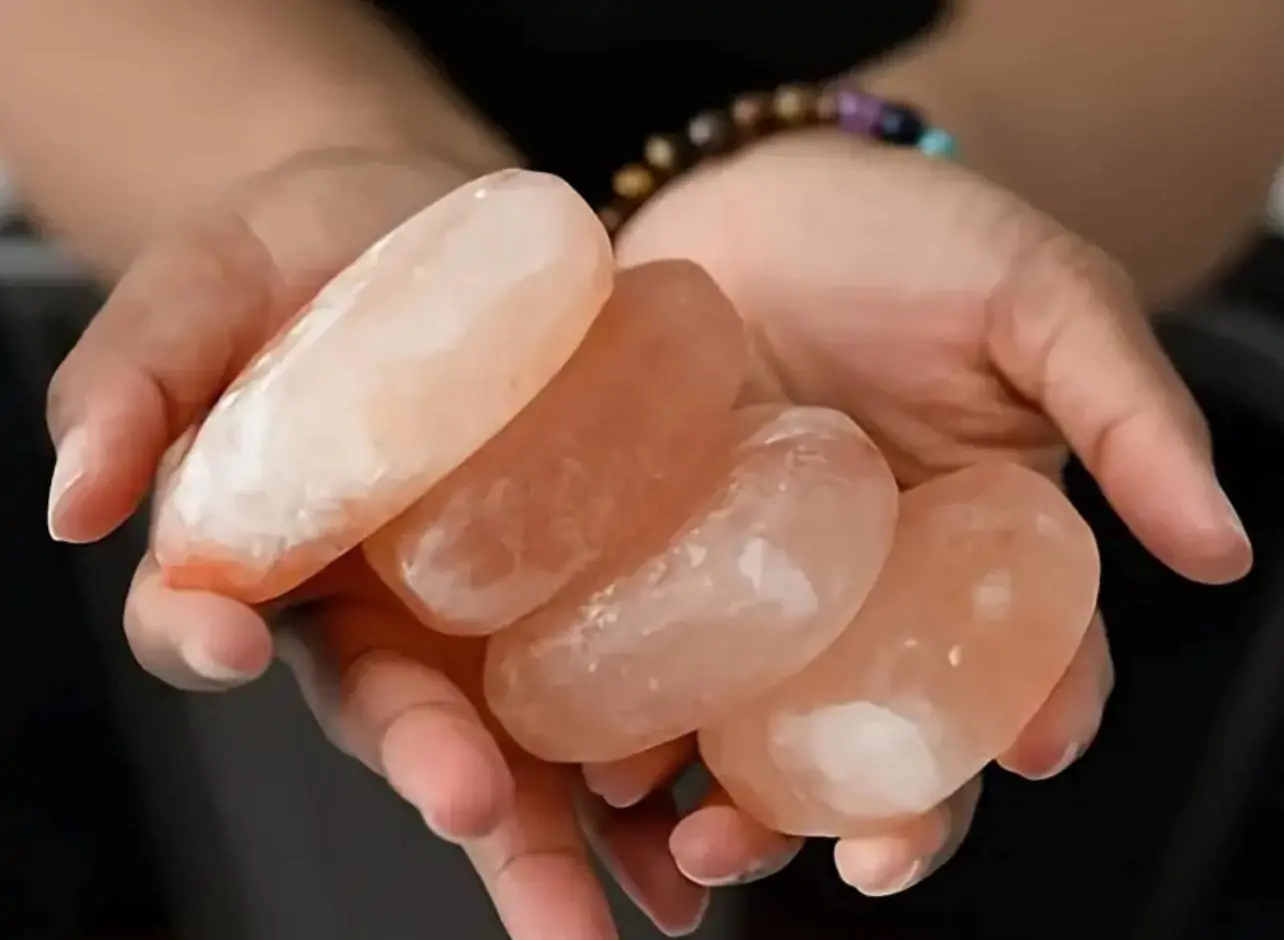 Himalayan Salt Therapy Massage Stones - Pack of 2