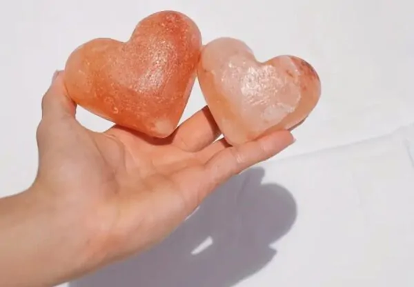 Himalayan Salt Therapy Massage Heart Shape - Pack of 2