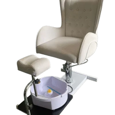 Michelle No Plumbing Pedicure Chair - Cream