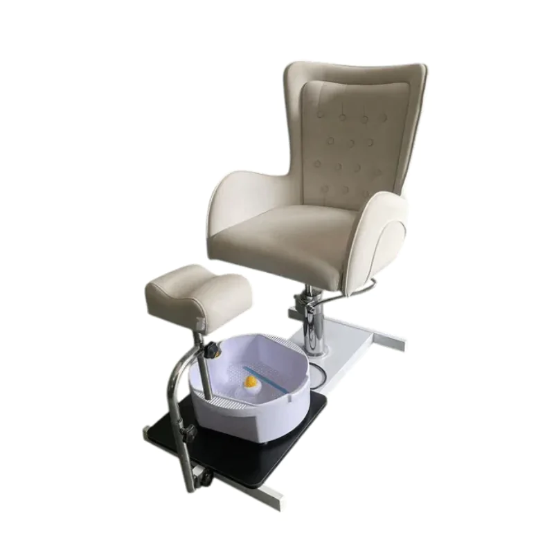 Michelle No Plumbing Pedicure Chair - Cream