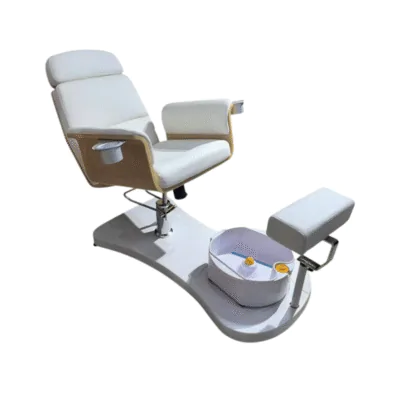 Zoe No Plumbing Pedicure Chair - White