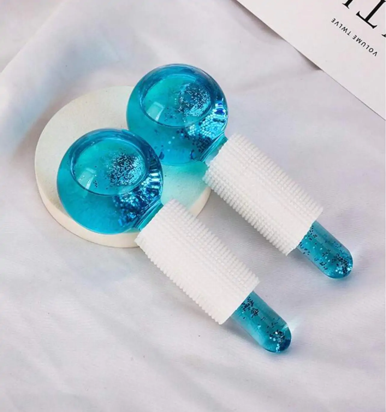 Pack Of 2 – Blue Facial Ice Rollers