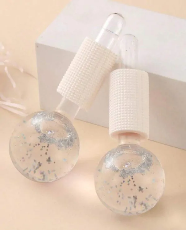 Pack Of 2 – Silver Facial Ice Rollers
