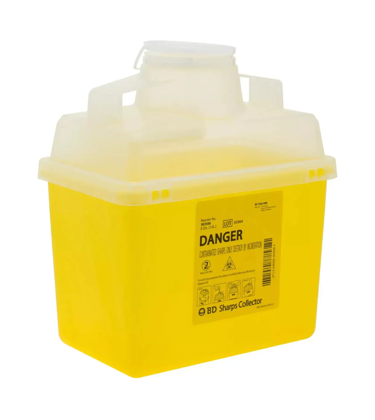 7.6L Sharps Container