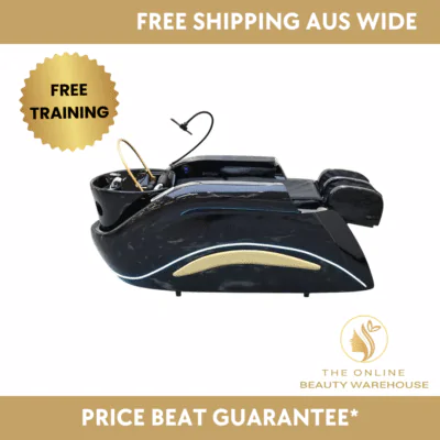 Deluxe Japanese Head Spa with Massage Chair - Black