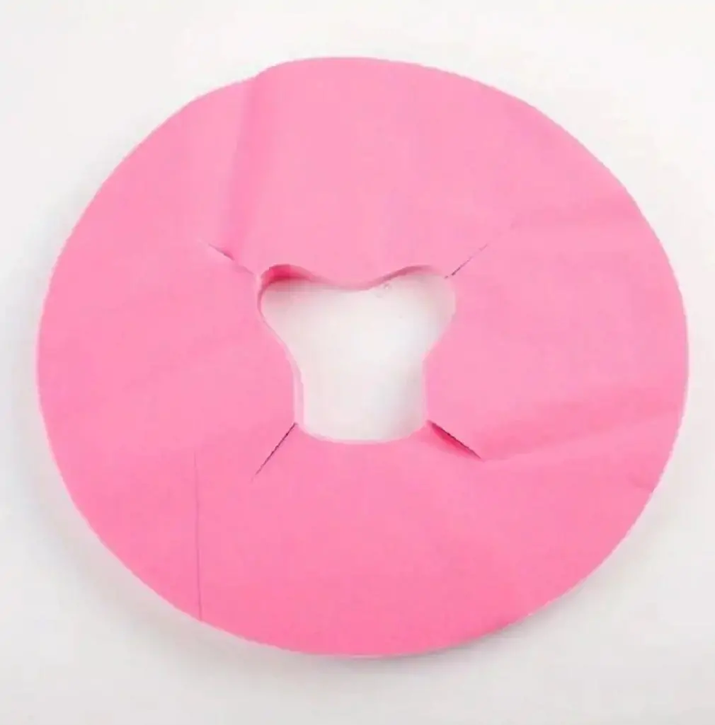 Disposable Face Cradle Covers (100pcs Pink)