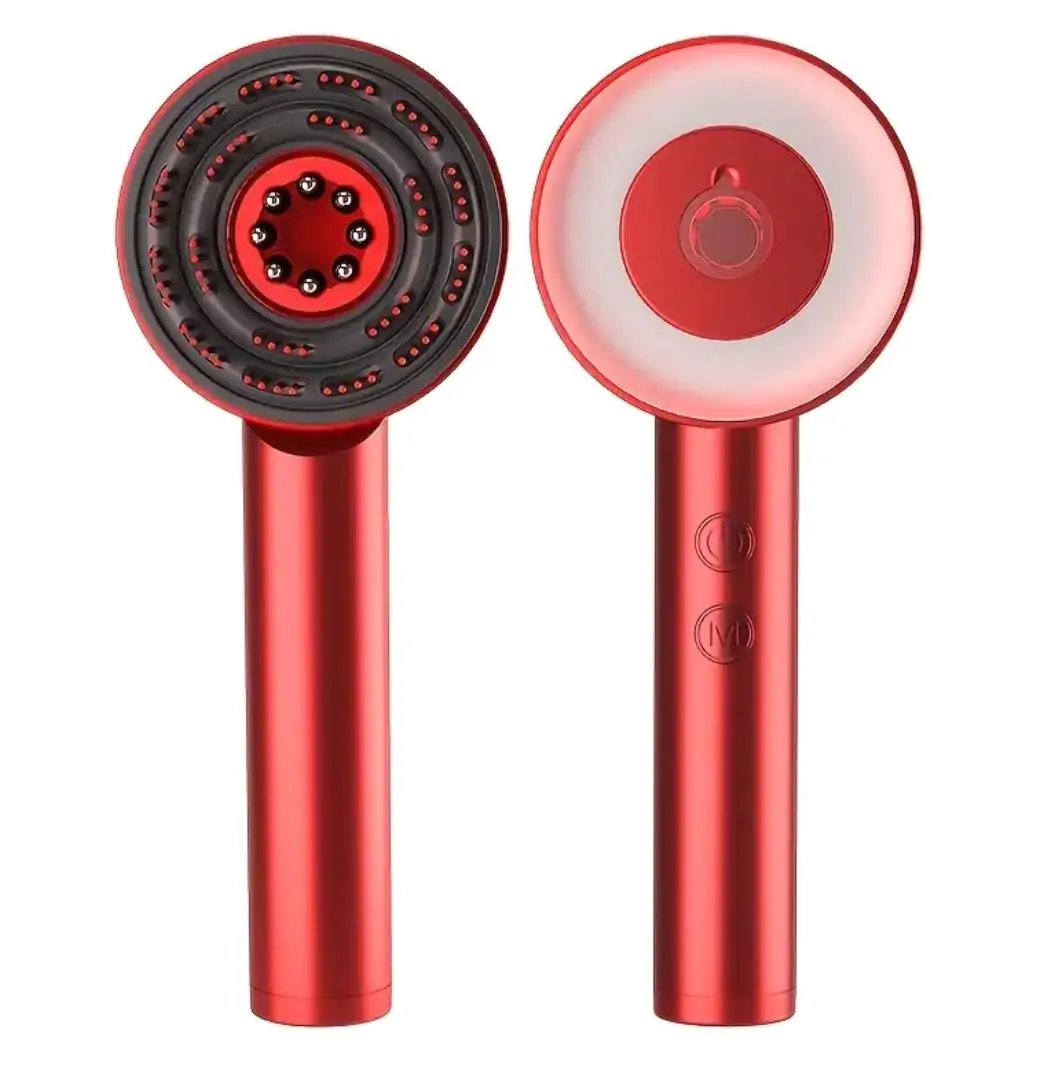 Scalp Massaging Brush - Red