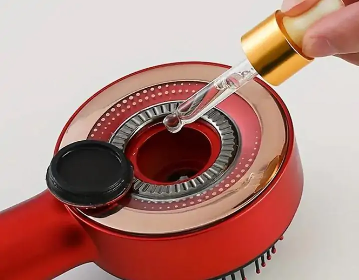 Scalp Massaging Brush - Red - Image 2