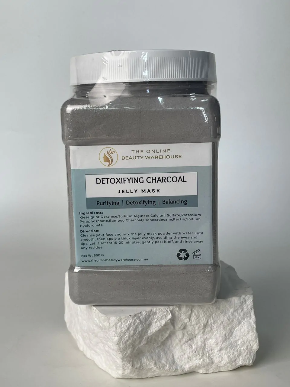 Detoxifying Charcoal Jelly Mask 650gm
