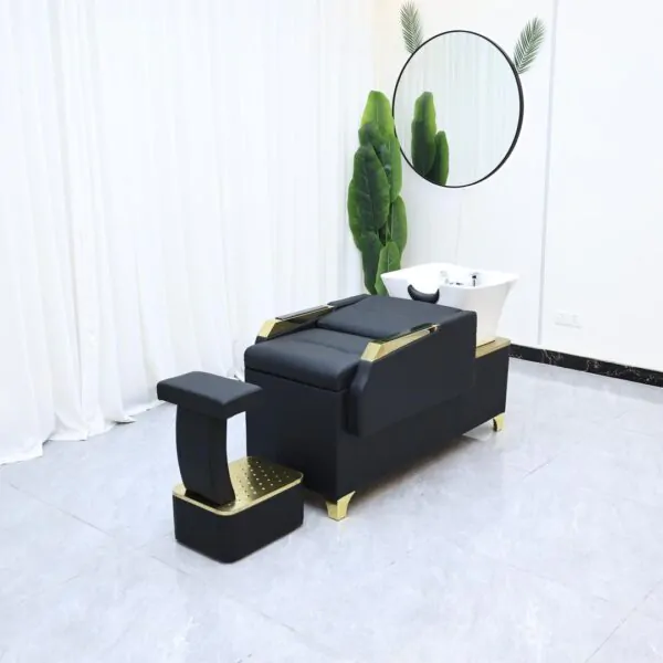 Daihaku Japanese Head Spa - Plumbed - Black & Gold - Image 2