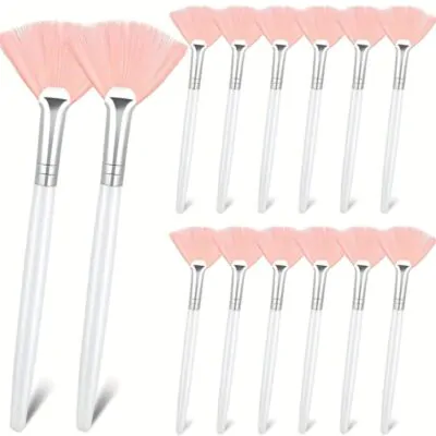 Facial Brush - Fanned Pack Of 10 Pink