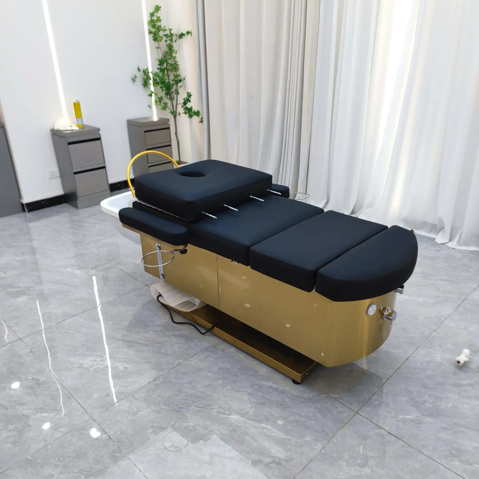 Luxury Japanese Head Spa / Pedicure Basin with arms 65cm wide – Plumbed - Image 7