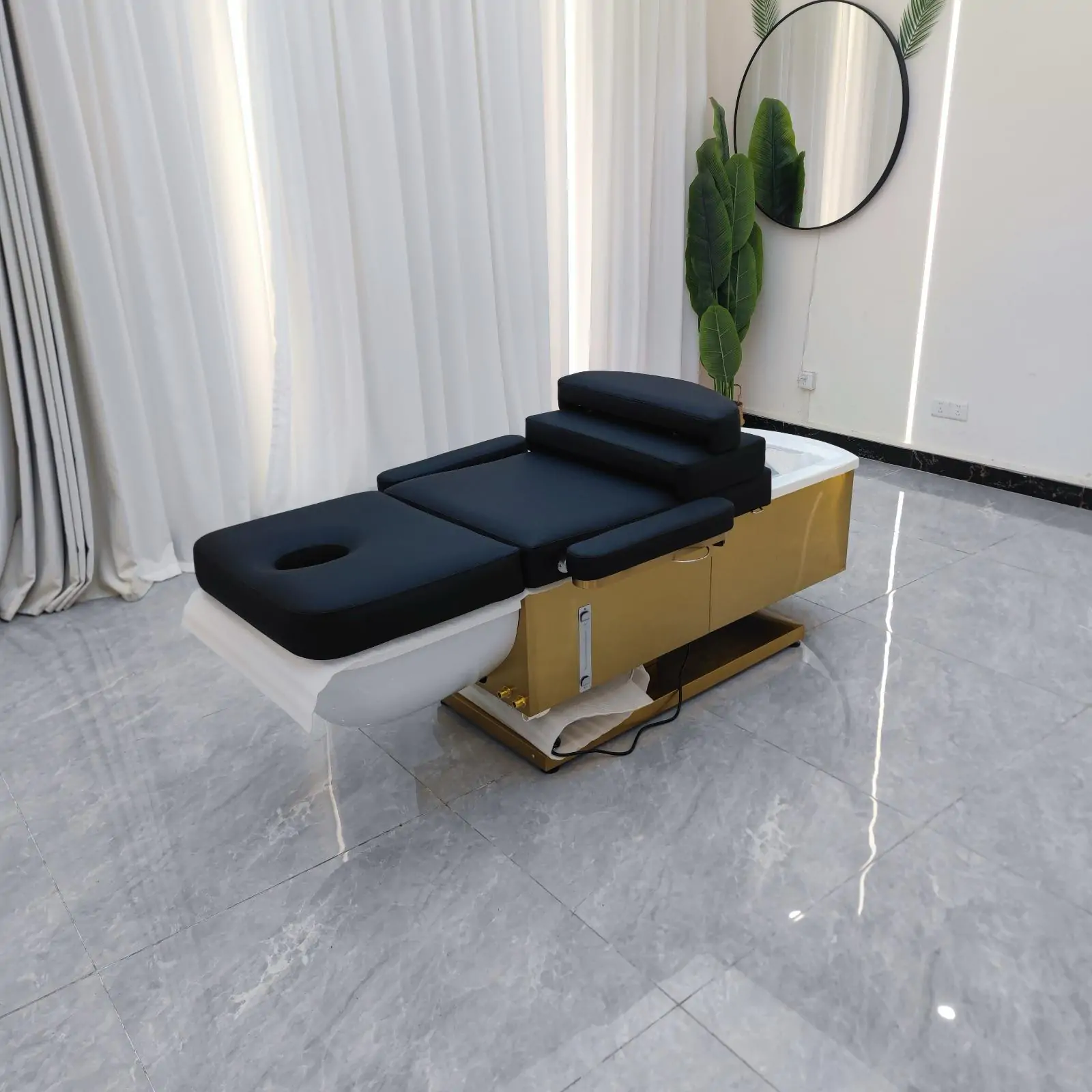 Luxury Japanese Head Spa / Pedicure Basin with arms 65cm wide – Plumbed - Image 9