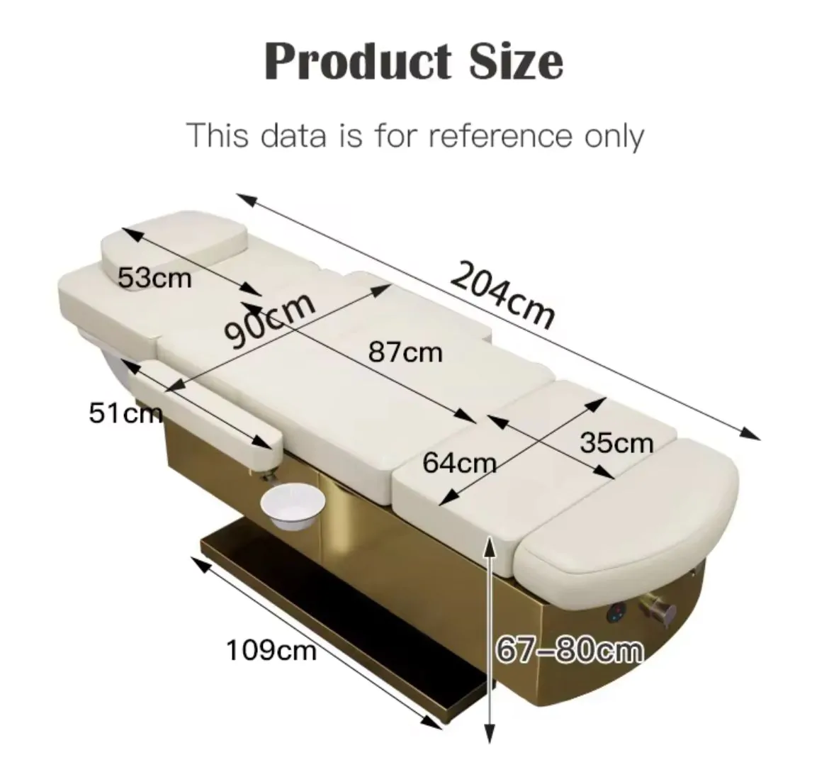 Luxury Japanese Head Spa / Pedicure Basin with arms 65cm wide – Plumbed - Image 10