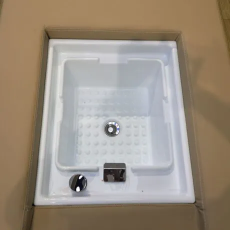 Levana Plus Head Spa and Pedicure Basin – Plumbed – With Steamer – Taupe1