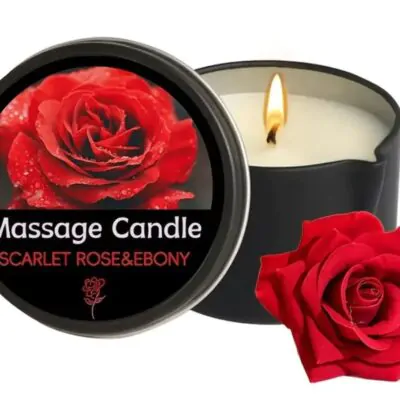 Massage Candle - Rose and Ebony
