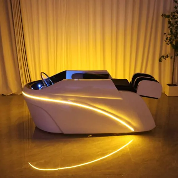 Blanc Shizen Japanese Head Spa with Massage Chair - White - Image 5