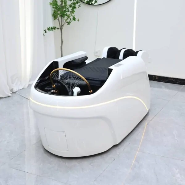 Blanc Shizen Japanese Head Spa with Massage Chair - White - Image 6
