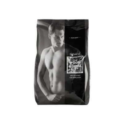 Italwax - Pour Homme Film Wax for Men (Silver), 1kg