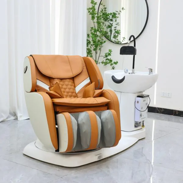 ZenTurn Spa Recliner - Orange - Image 4